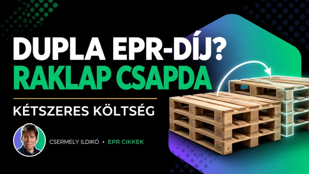 Hogyan fizet egy cég kétszer ugyanazért a raklapért? A többszörös EPR-díj csapdája