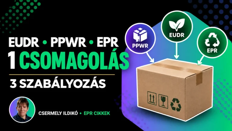 EUDR, PPWR, EPR: három szabályozás, ugyanaz a csomagolás