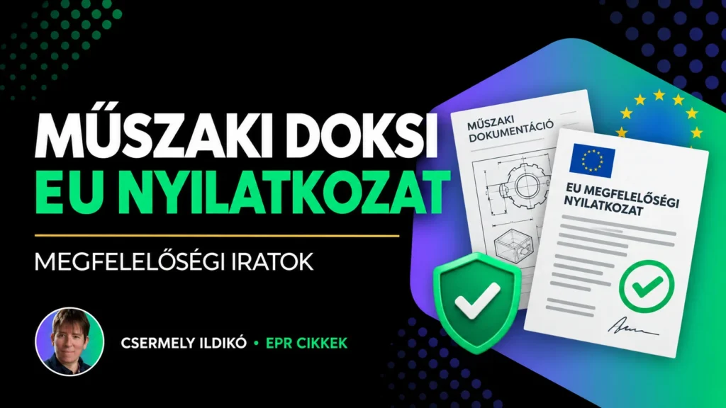 Műszaki dokumentáció és EU-megfelelőségi nyilatkozat: mit kell tudni róluk a PPWR-ben?