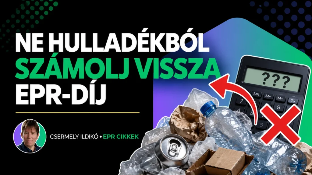 Miért ne a hulladékmennyiségből számolja vissza az EPR-díjat?